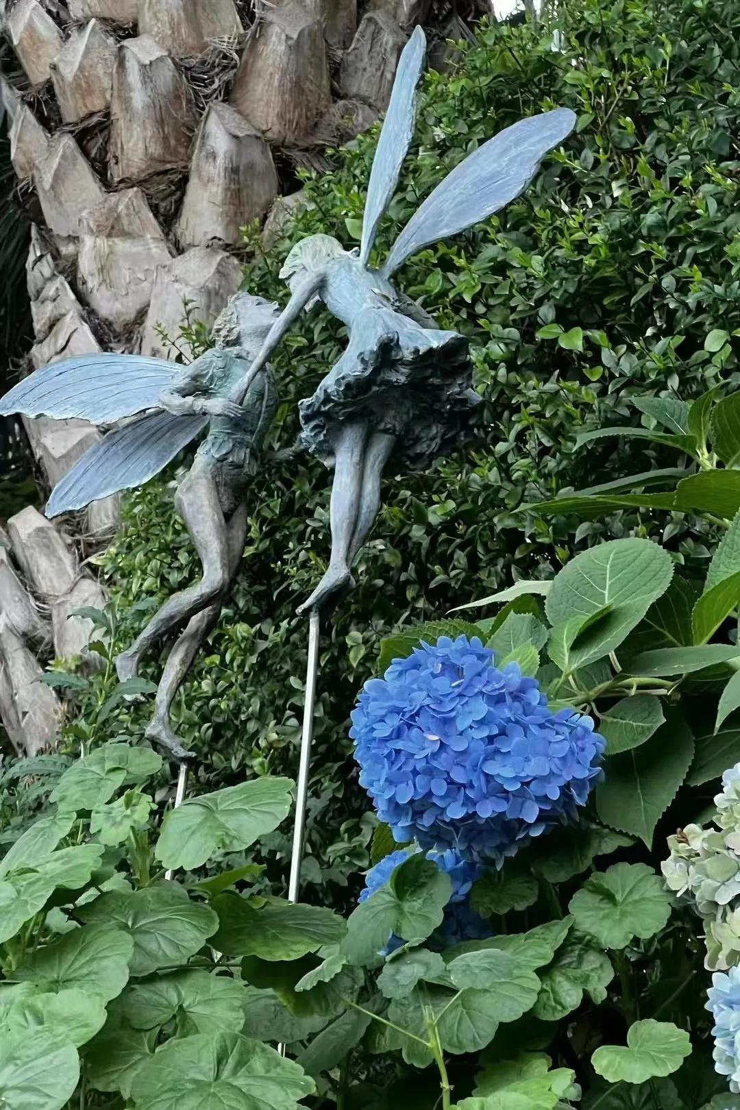 新加坡植物园小精灵雕塑